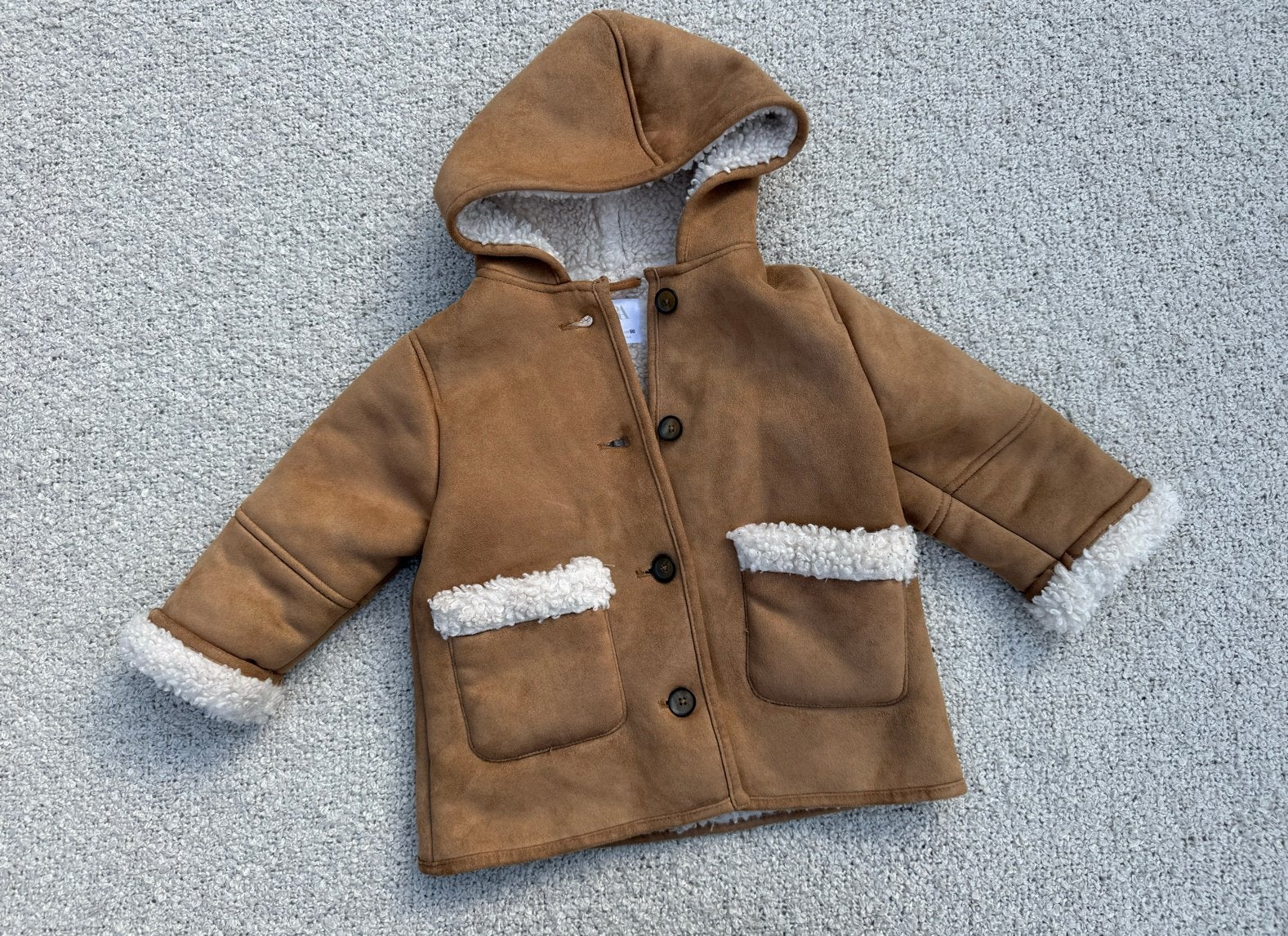 Zara winter jasje - teddy voering - maat 98, Kinderen en Baby's, Ophalen of Verzenden, Zo goed als nieuw, Jongen of Meisje, Jas