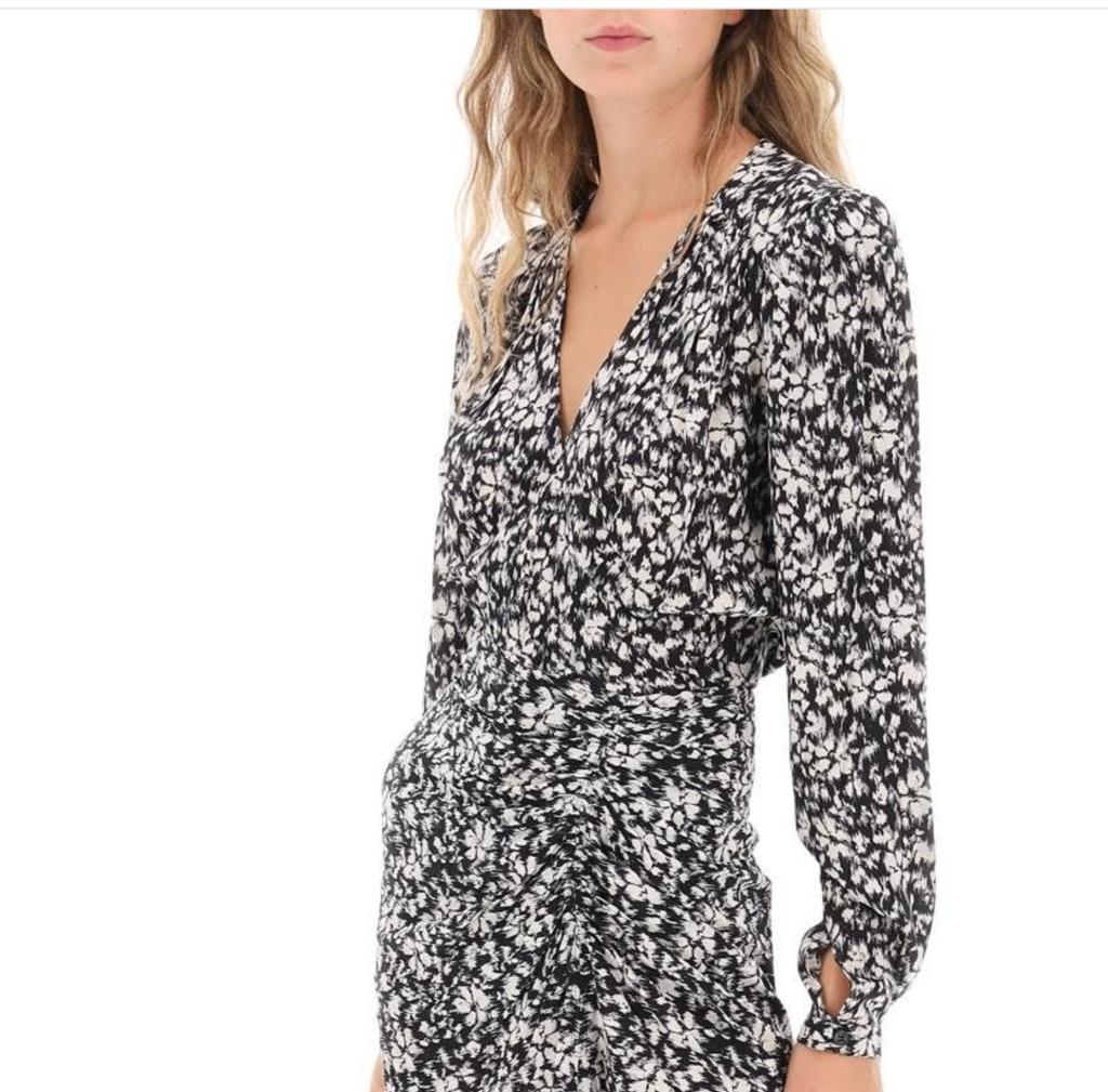 Marant Etoile elegante blouse floral mt 40 ZGAN, Maat 38/40 (M), Overige kleuren, Verzenden, Zo goed als nieuw