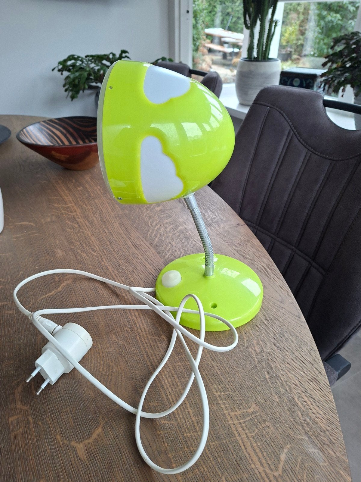 IKEA Spöka LED Nachtlampje Groen - Flexibele Bureaulamp, Ophalen, Gebruikt, Modern, Speels, Minder dan 50 cm