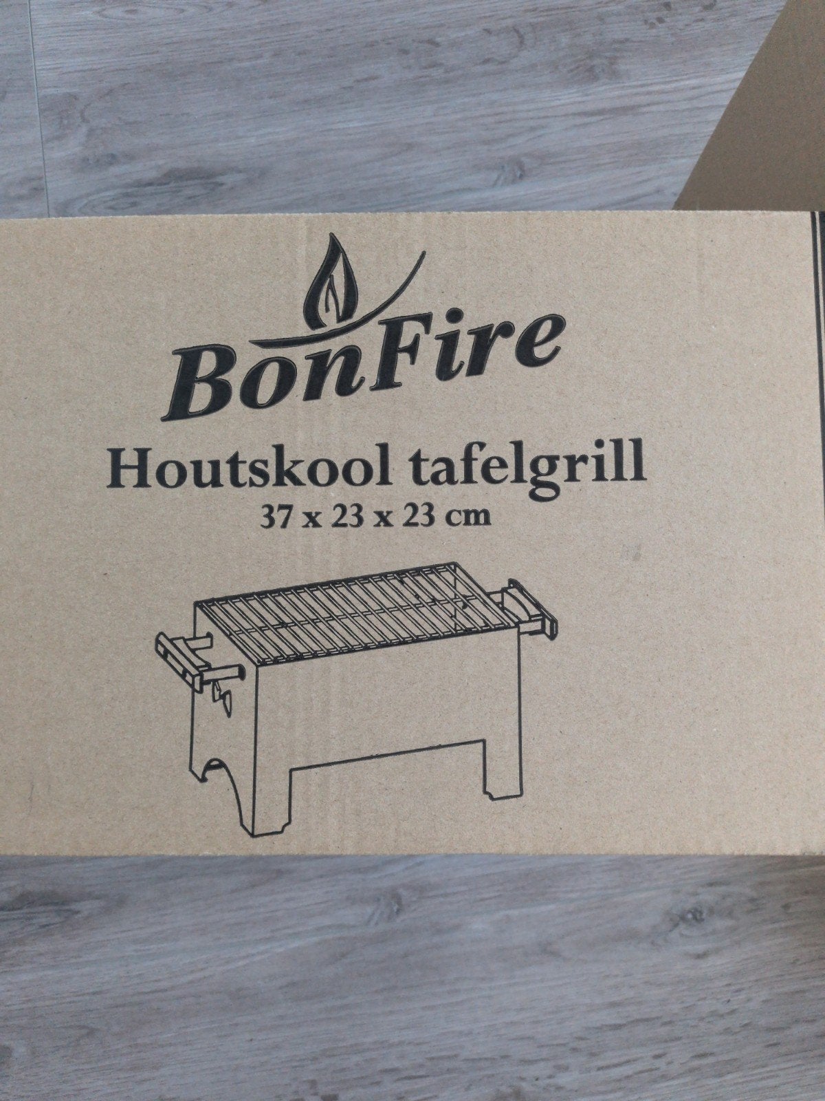 BonFire Houtskool Tafelgrill - Nieuw in doos, Ophalen of Verzenden, Nieuw, BonFire, Met accessoires