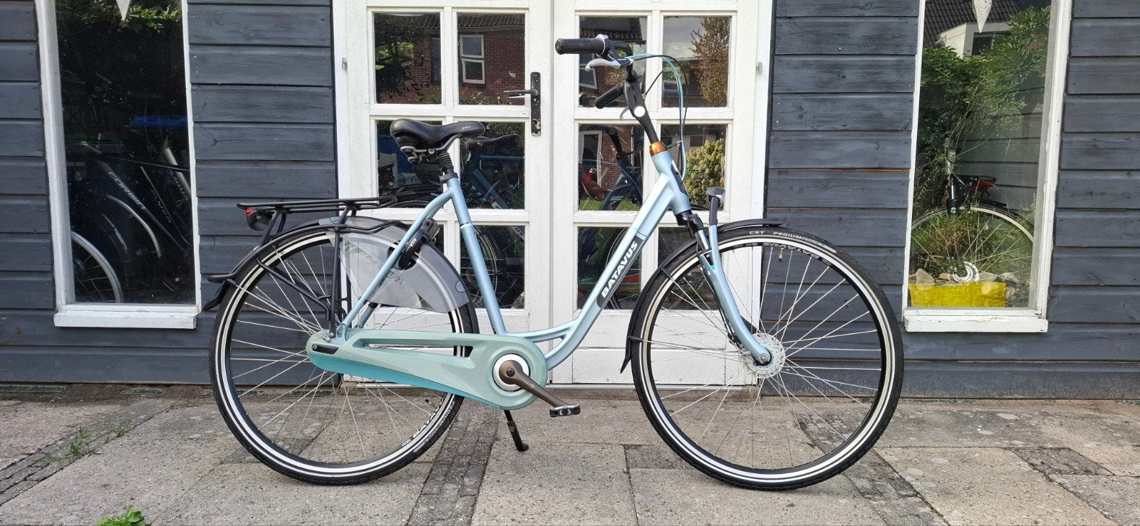 Batavus Monaco 28 inch damesfiets, Ophalen, Gebruikt, Staal, 24 inch of meer