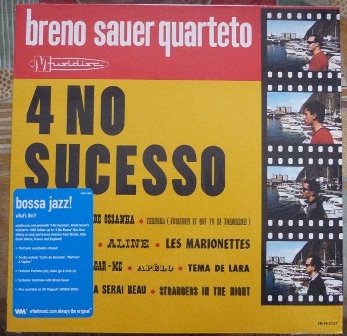 Breno Sauer Quarteto - 4 No Sucesso, Ophalen of Verzenden, 12 inch, Jazz, LP