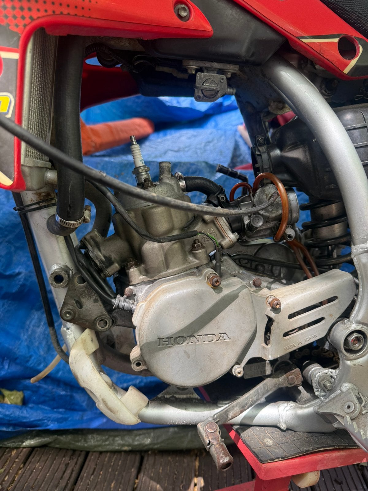 Lopend Blok Honda CR80 izgst.met cdi,bobine,uitlaat.getune, Ophalen