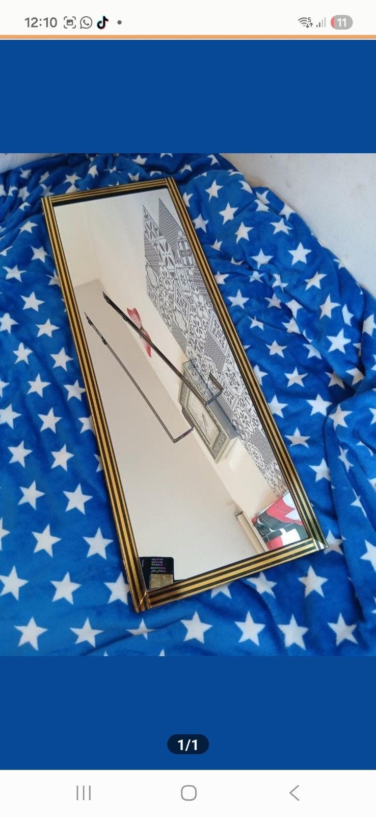 Spiegel, Ophalen of Verzenden, Rechthoekig, Minder dan 50 cm, Minder dan 100 cm