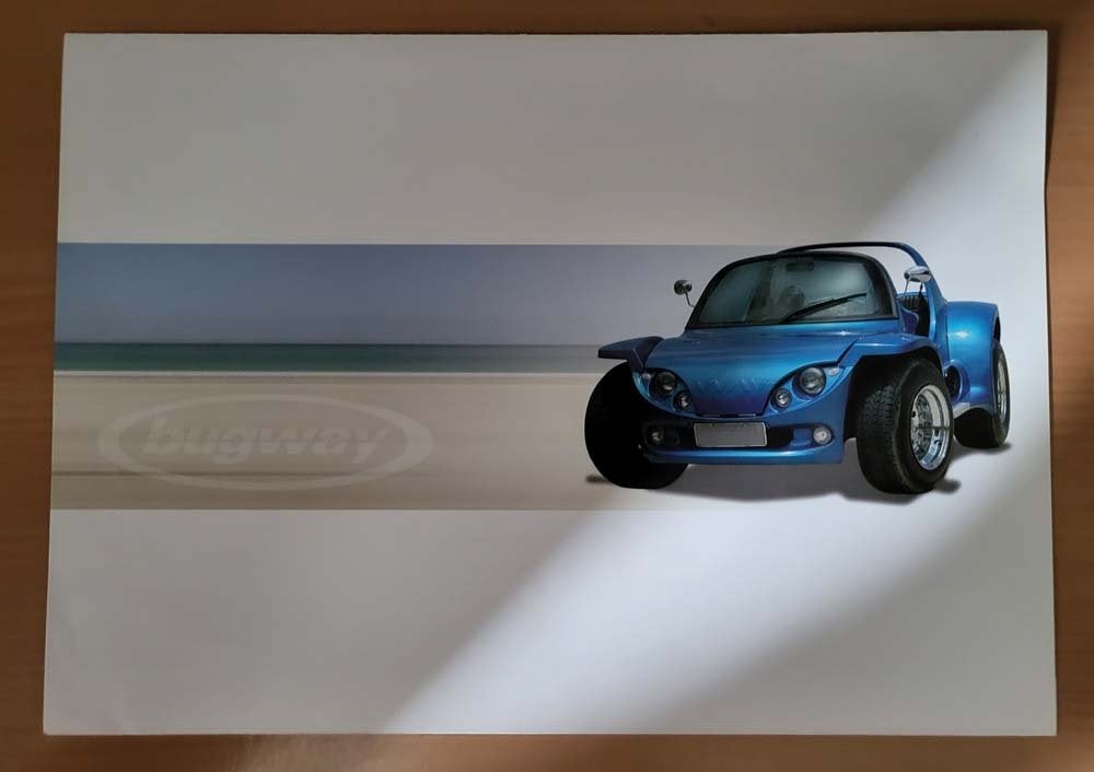 Folder Bugway VW Buggy, Ophalen of Verzenden, Gelezen, Volkswagen