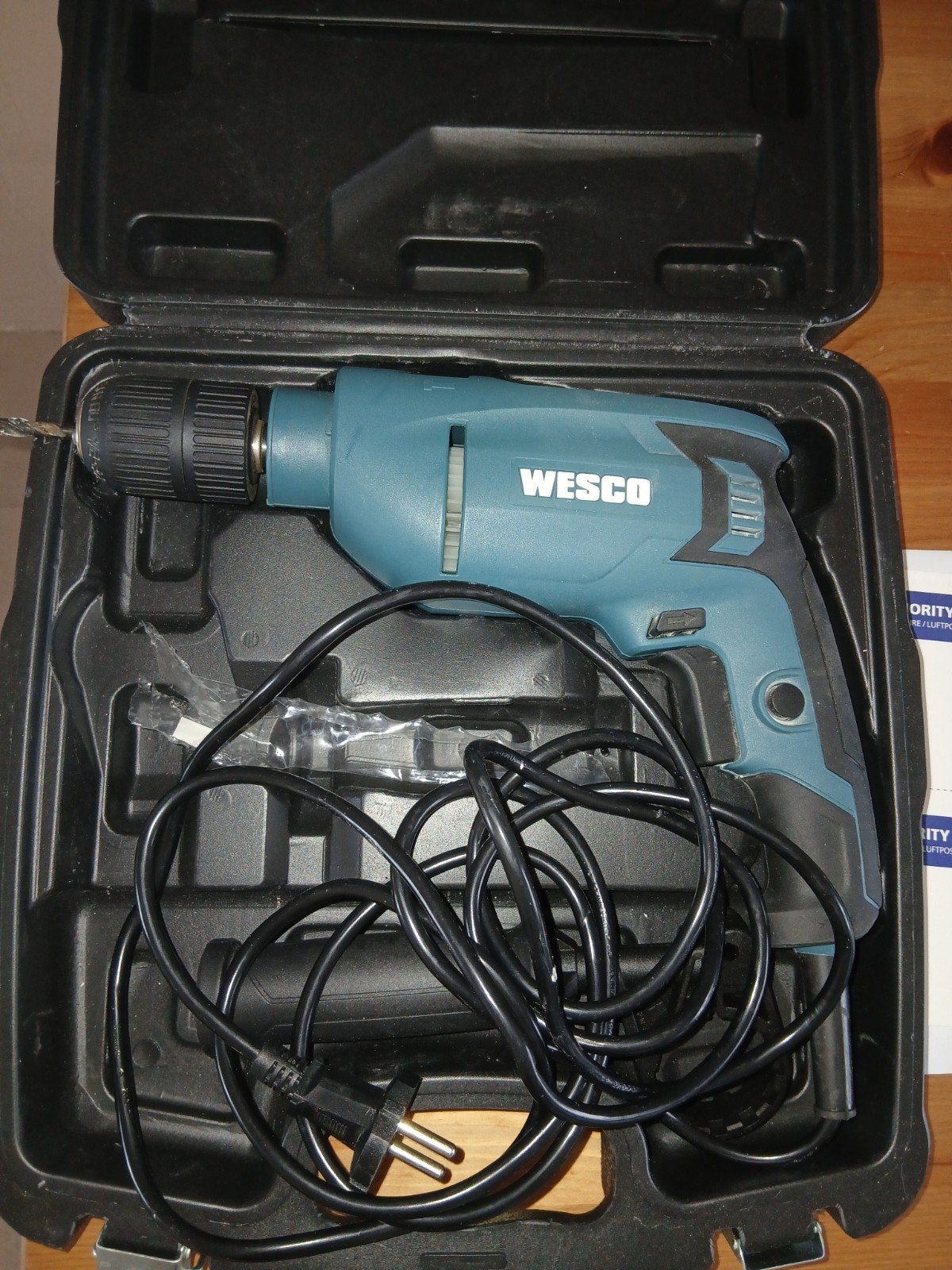 Wesco WS3170K Boormachine - 750W, Boormachine, Variabele snelheid, Ophalen of Verzenden, Gebruikt