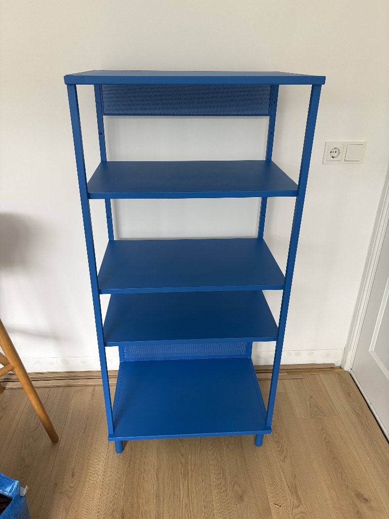 Ikea Platsa open kast blauw, Huis en Inrichting, Kasten | Kledingkasten, Ophalen, Met plank(en), 100 tot 150 cm, 50 tot 100 cm