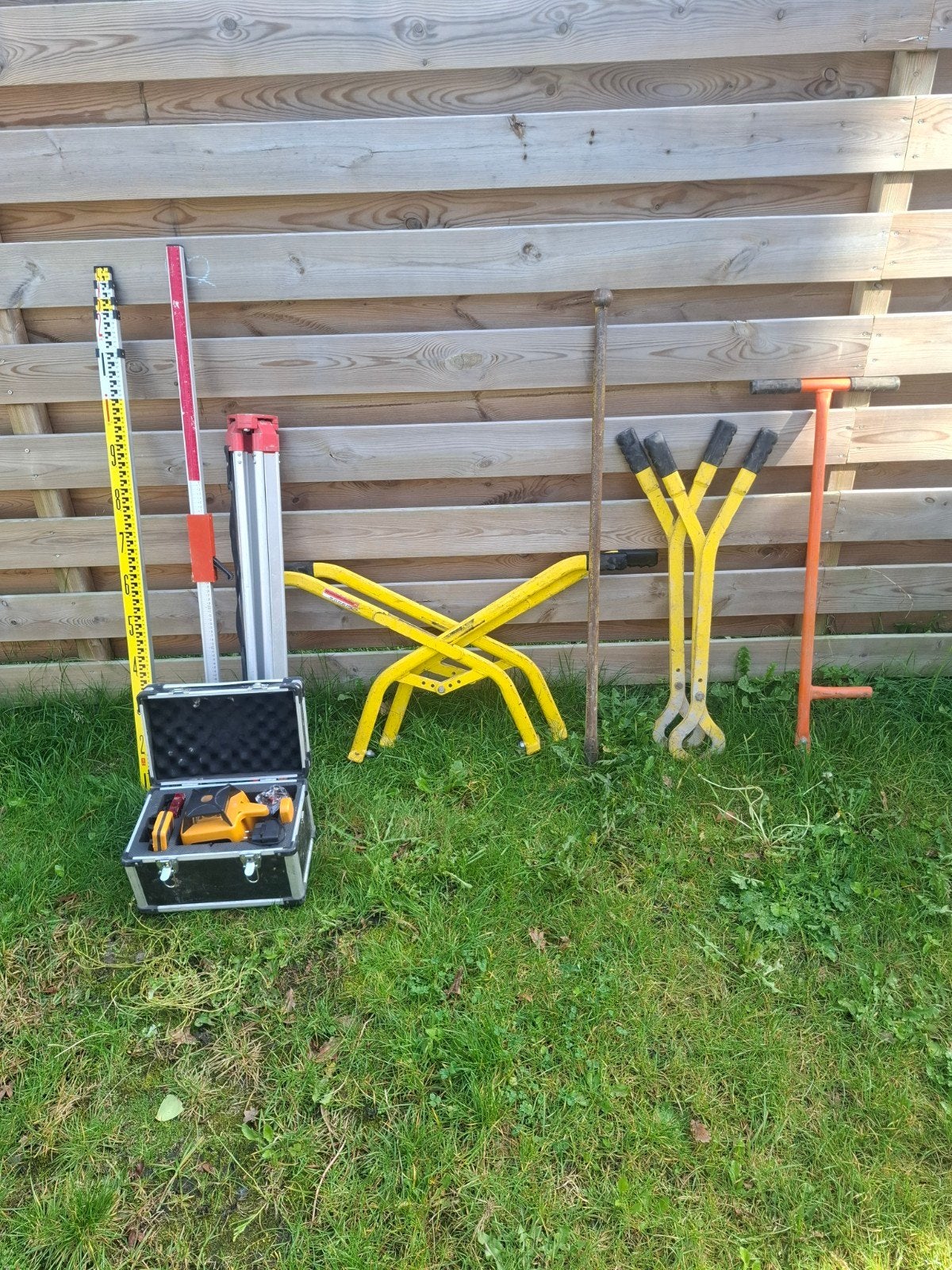 Stratenmakersgereedschap, Ophalen, Gebruikt, Gereedschapsset