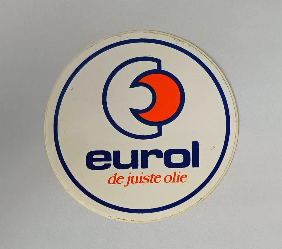 Sticker Eurol de juiste olie, Ophalen of Verzenden, Zo goed als nieuw, Merk