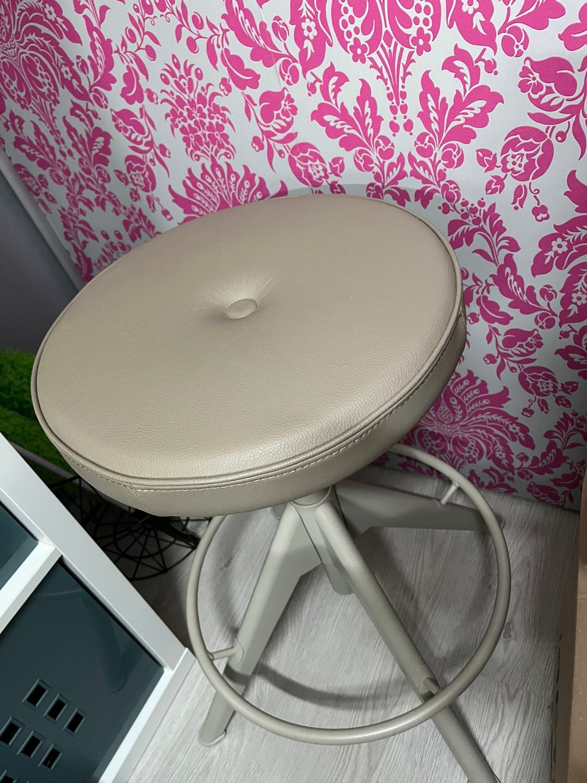 Zit stakruk Trollberget Ikea leder zitvlak nieuw, Ophalen, Zo goed als nieuw