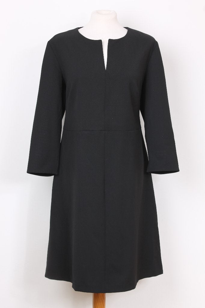Herfst! Wollen jurk van LADRESS maat 42, Kleding | Dames, Zwart, Maat 42/44 (L), Ophalen of Verzenden, Zo goed als nieuw