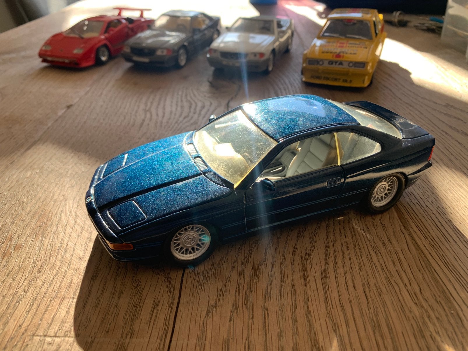 Bmw 850i schaalmodel 1:24, Ophalen of Verzenden, Zo goed als nieuw, Auto, Welly
