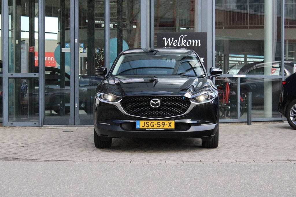 Mazda Cx-30 E-Skyactiv G 140pk M Hybrid Aut Exclusive-Line, Gebruikt, 4 cilinders, Zwart, Origineel Nederlands