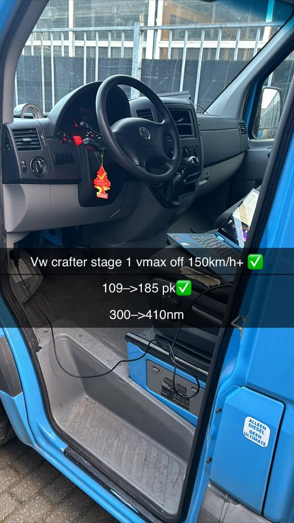 Stage 1 /2 chiptuning op maat, Ophalen