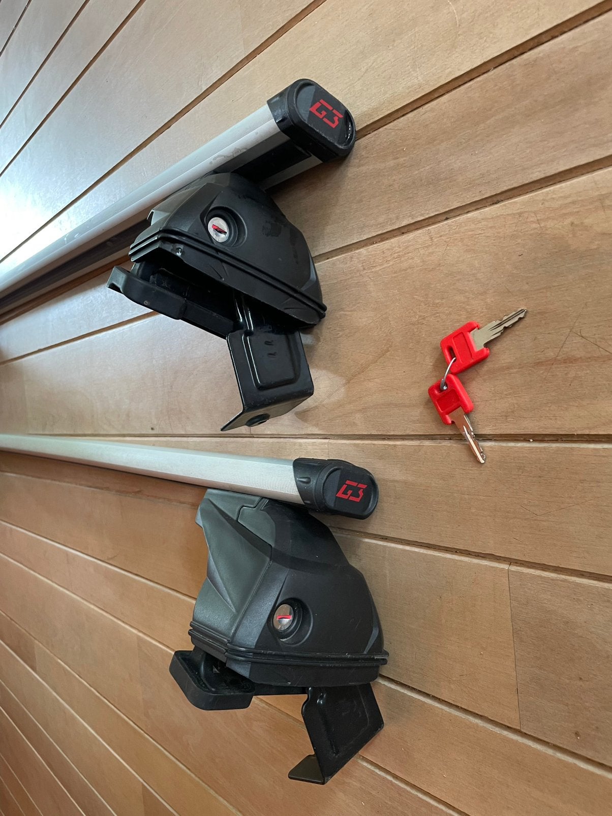 :: G3 CLOP Dakdragers 130cm Aluminium (dakrand montage), Auto diversen, Dakdragers, Ophalen of Verzenden, Gebruikt