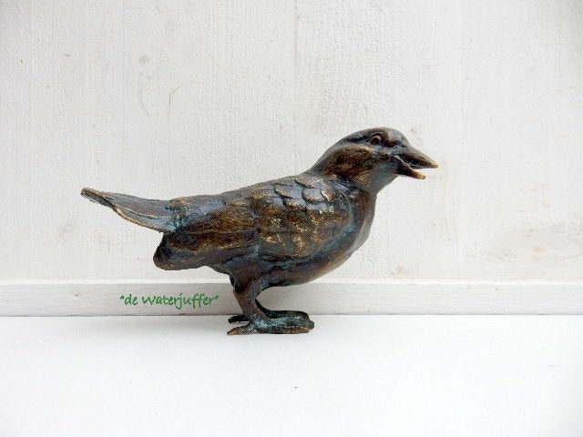 228* Bronzen huismus (Boven €75 geen verzendkosten), Ophalen of Verzenden, Nieuw, Overige materialen, Dierenbeeld