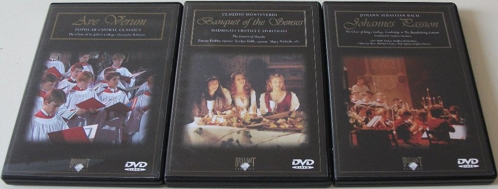 Dvd *** BRILLIANT CLASSICS *** 3 stuks, Ophalen of Verzenden, Zo goed als nieuw, Concert, Alle leeftijden