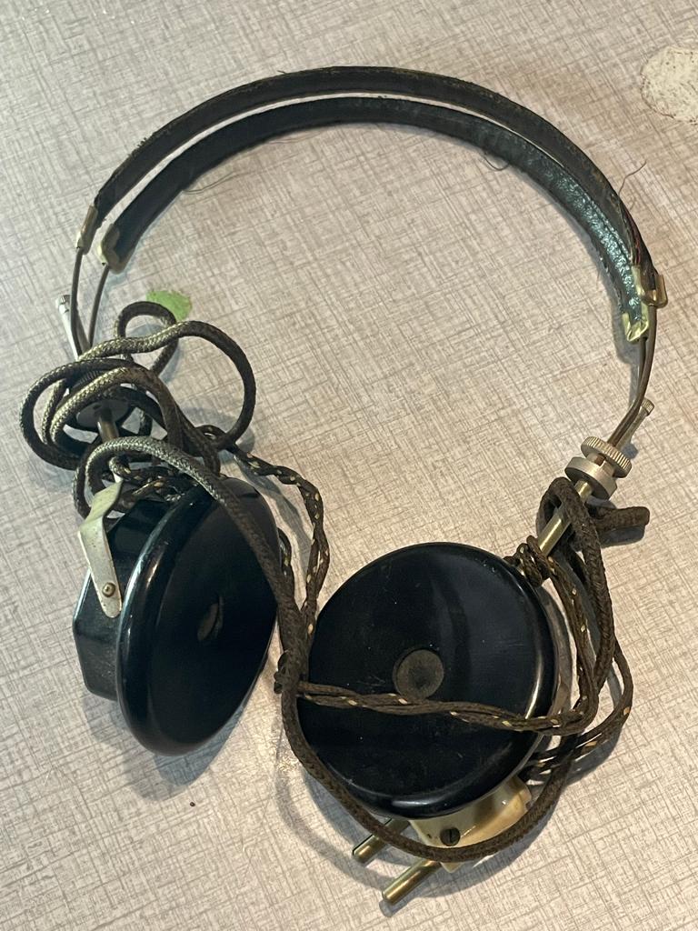 Omega vintage hoofdtelefoon, antiek (5 ohm), Antiek en Kunst, Ophalen of Verzenden