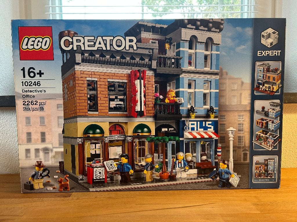 Lego Icons Modular 10246 - Detective's Office, Kinderen en Baby's, Inclusief instructies, Lego, Ophalen of Verzenden, Zo goed als nieuw