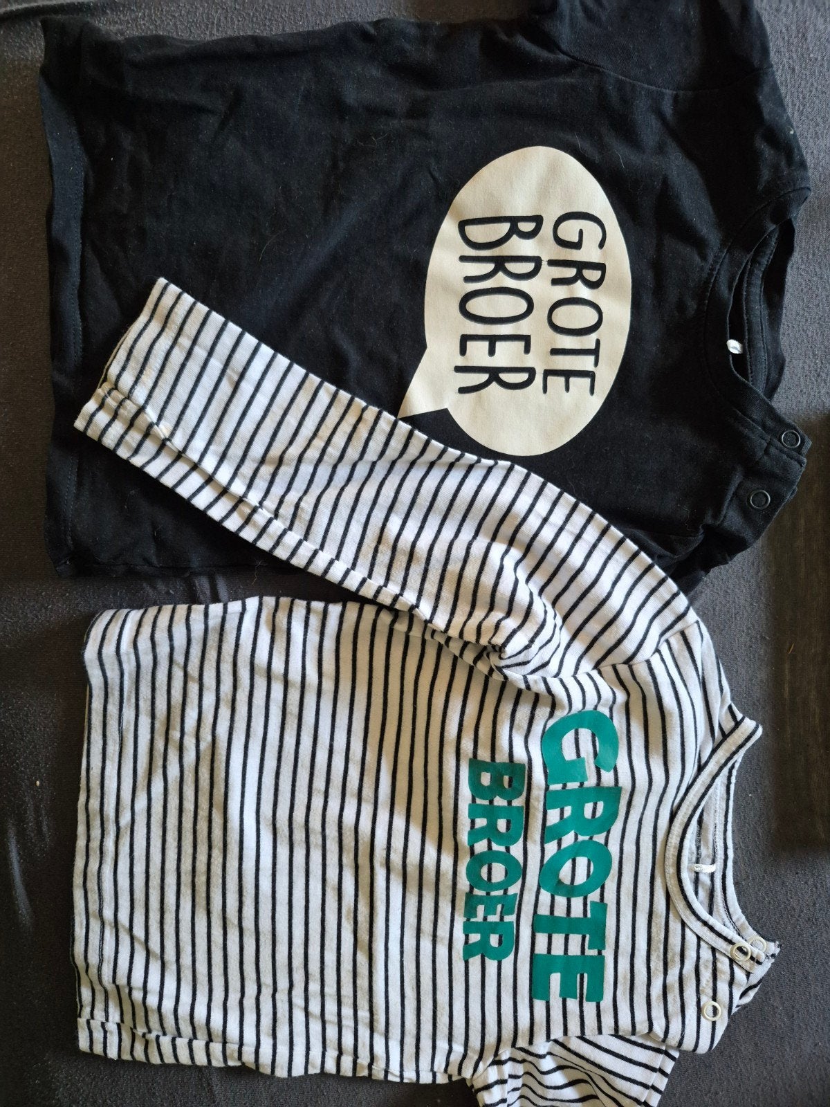 Set van 2 'Grote Broer' shirts maat 86, Ophalen, Gebruikt, Setje, Onbekend