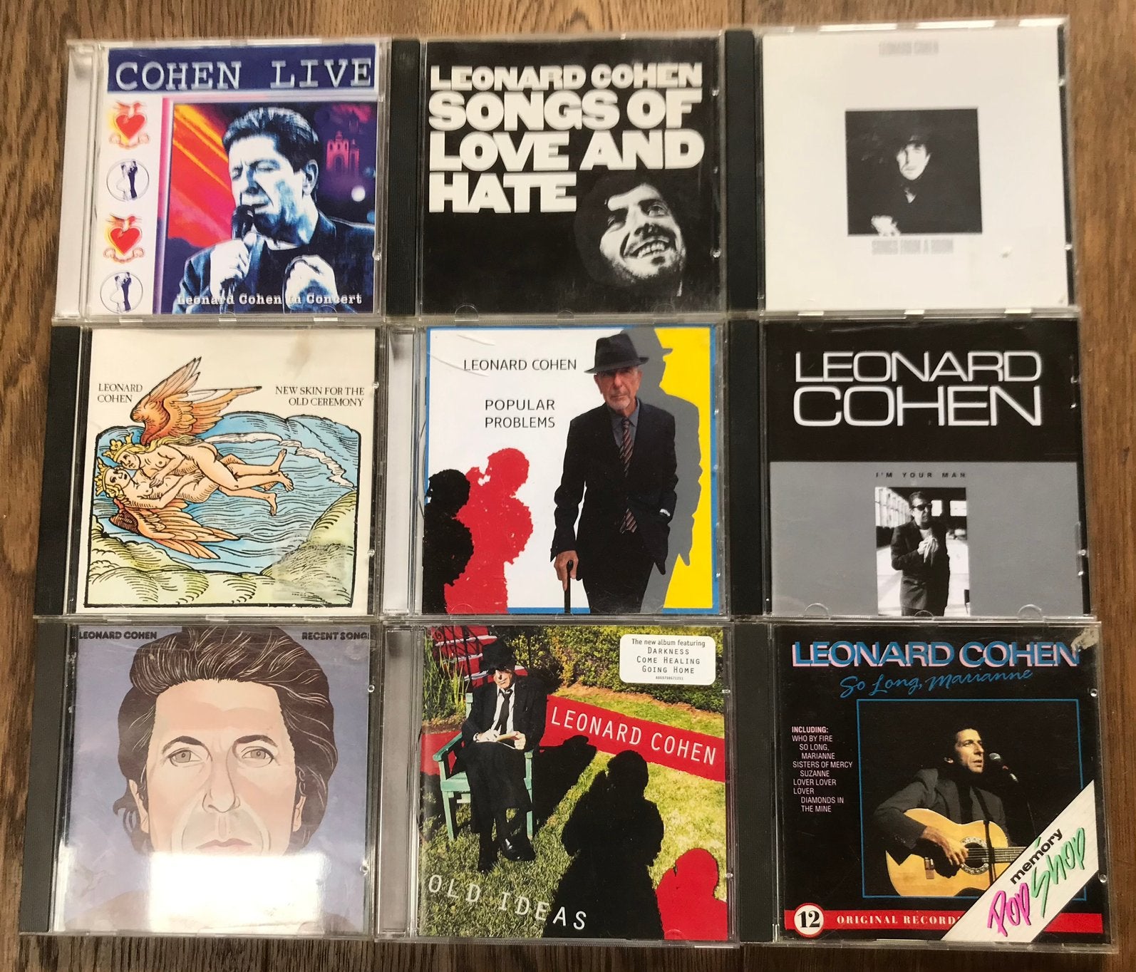 Leonard Cohen - 9 CD  (Diverse albums), Gebruikt, Boxset, Ophalen of Verzenden, Singer-songwriter