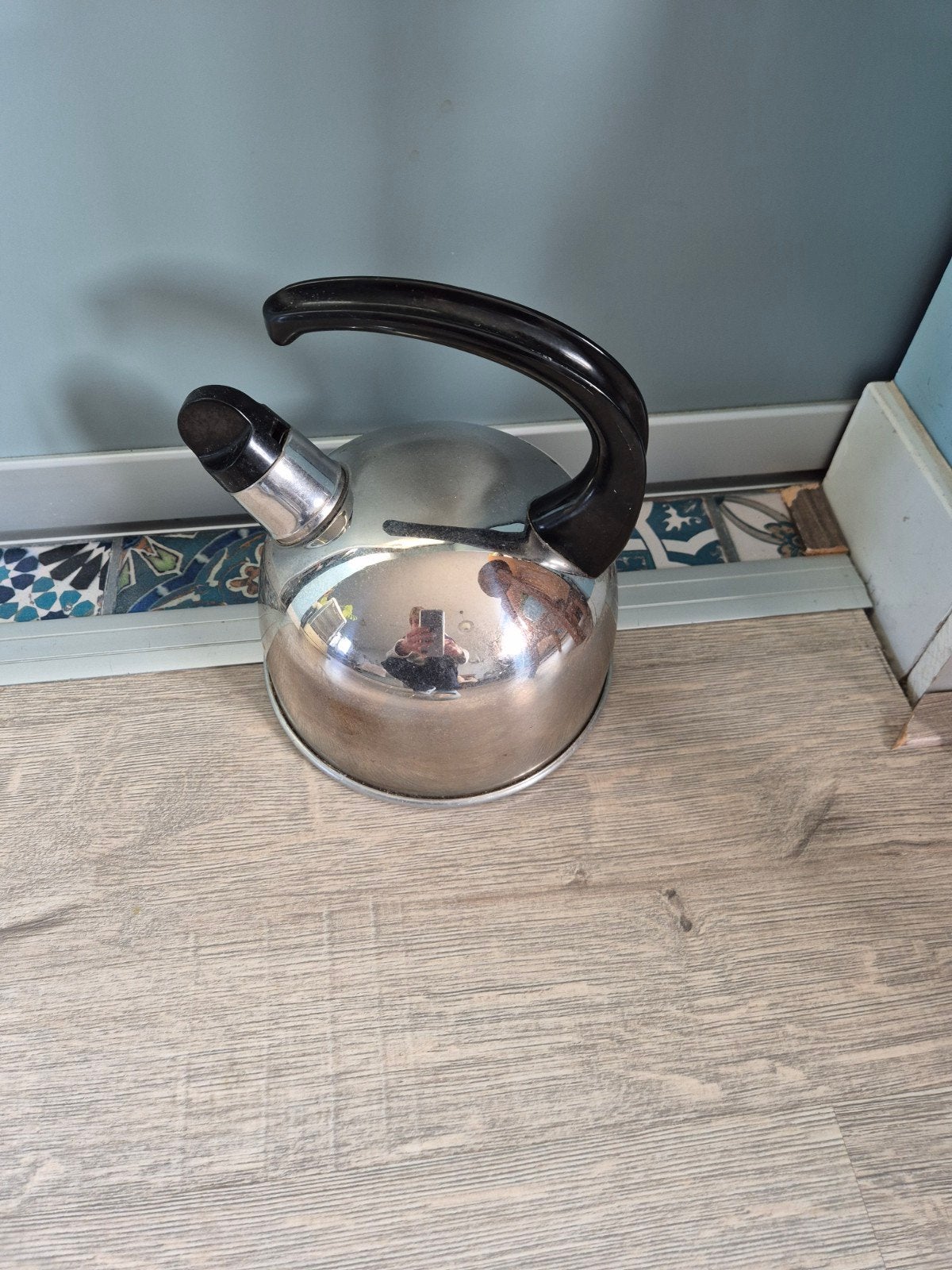 retro fluitketel vintage waterketel in zeer goede staat, Ophalen of Verzenden, Huis en Inrichting