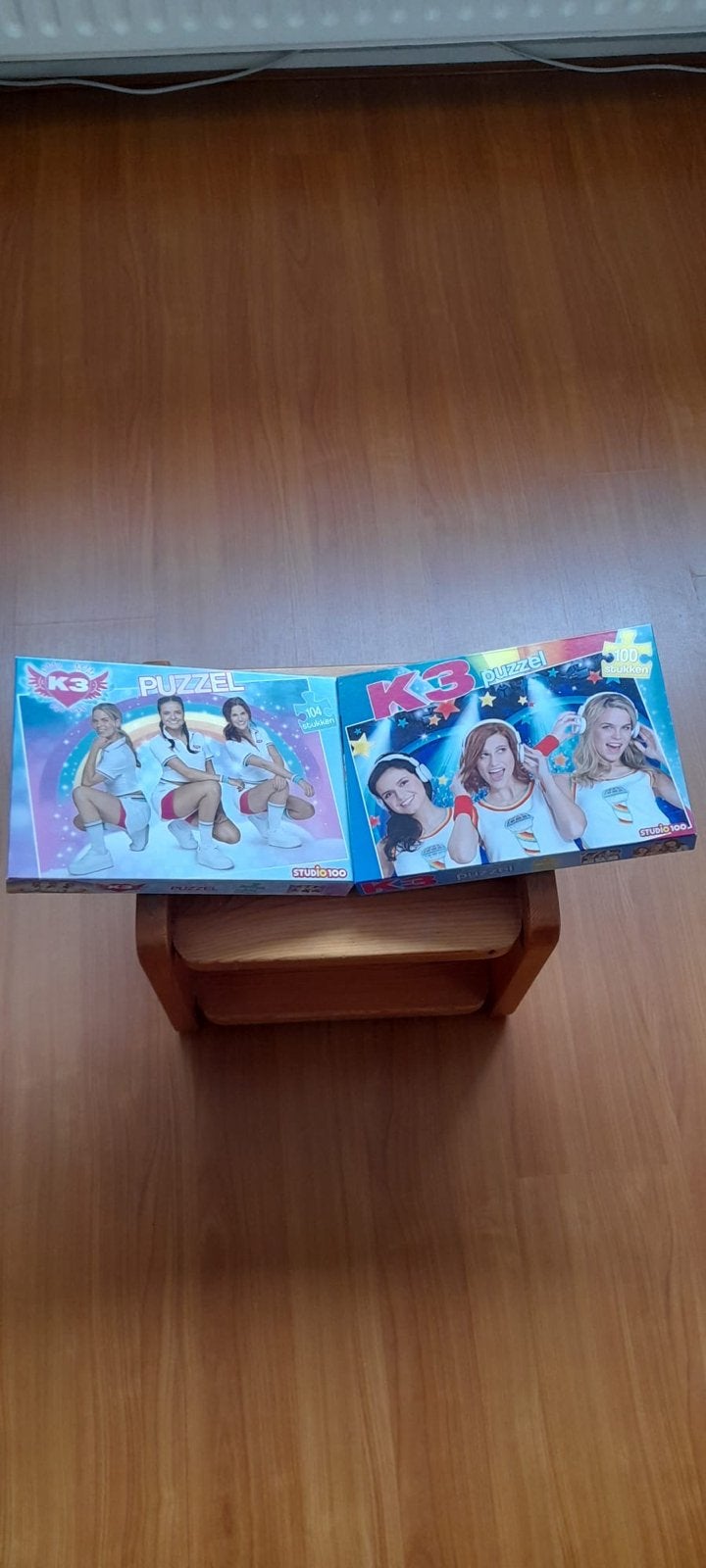 2 K3 Puzzels Studio 100 (100 en 104 stukjes), Ophalen of Verzenden, Meer dan 50 stukjes, Gebruikt, 6 jaar of ouder