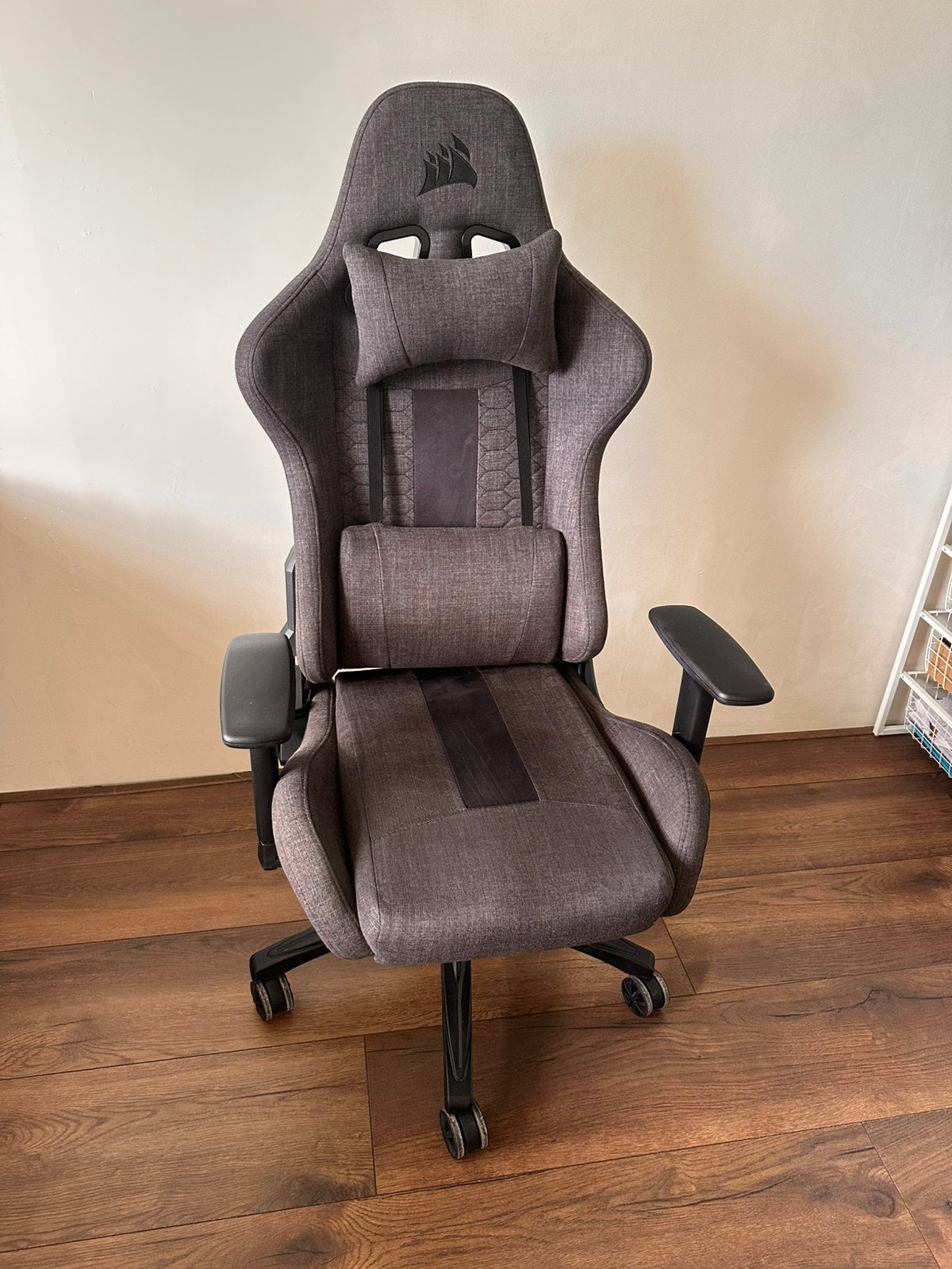 Corsair TC100 Chair, Ophalen, Gaming bureaustoel, Zo goed als nieuw, Grijs