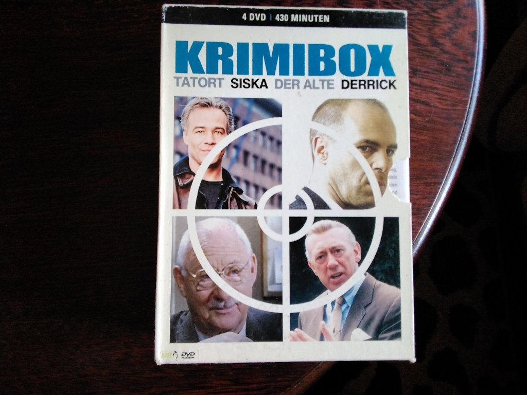 Krimibox compleet 4 dvde, origineel, Cd's en Dvd's, Dvd's | Tv en Series, Vanaf 16 jaar, Nederlands, Ophalen of Verzenden, Zo goed als nieuw