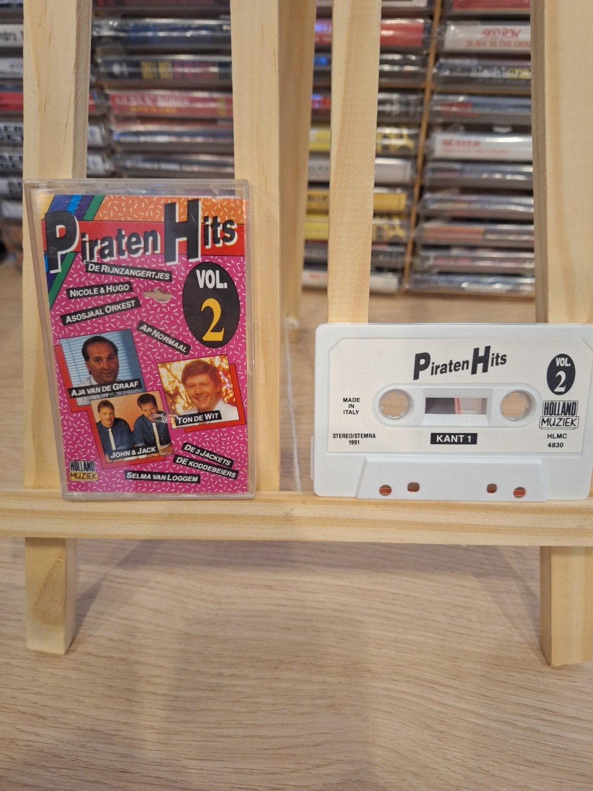 Piraten Hits Vol. 2 Cassette - Holland Muziek, Gebruikt, 1 bandje, Ophalen of Verzenden, Voorbespeeld