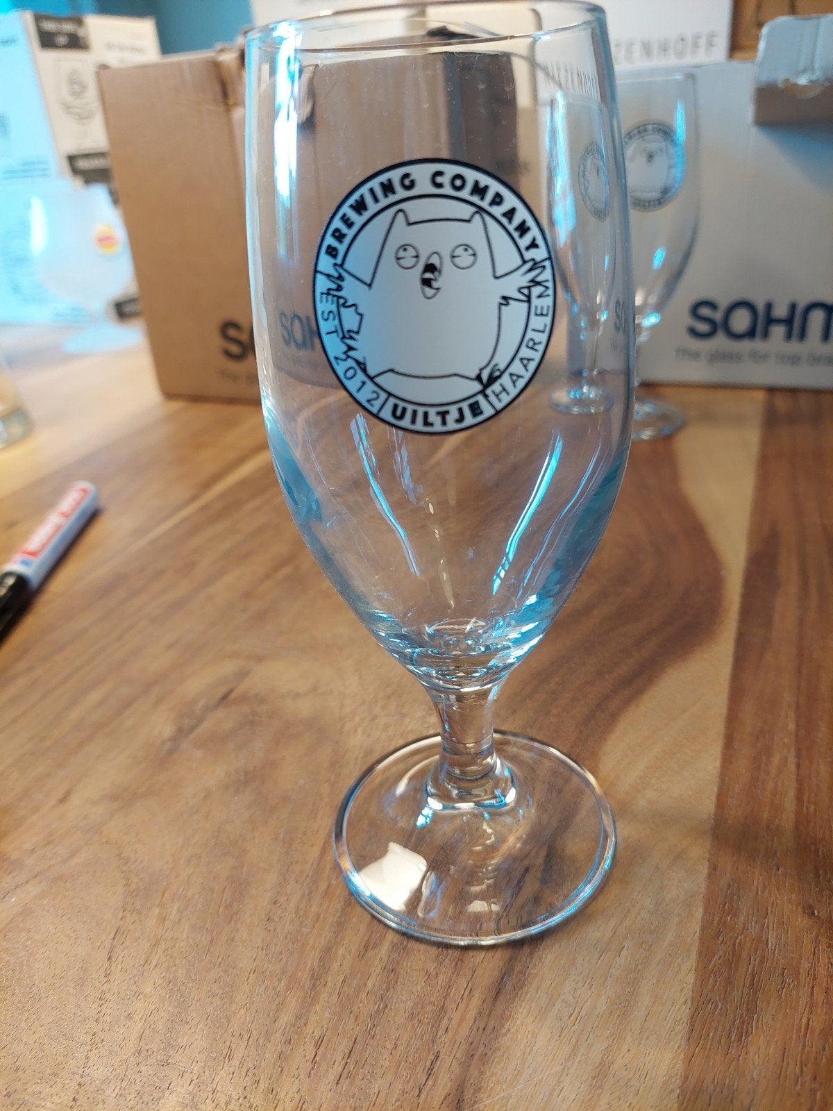 Uiltje Brewing Company bierglazen - Set van 6, Overige typen, Ophalen, Nieuw, Glas
