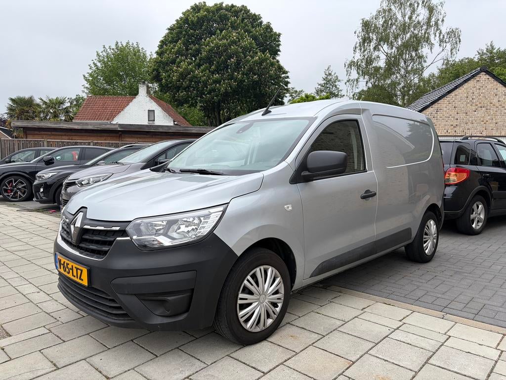 Renault Express Van 1.3 TCe 100pk 2021 Grijs Airco Navi, Auto's, Bestelauto's, Voorwielaandrijving, 1203 kg, Renault, 3 cilinders