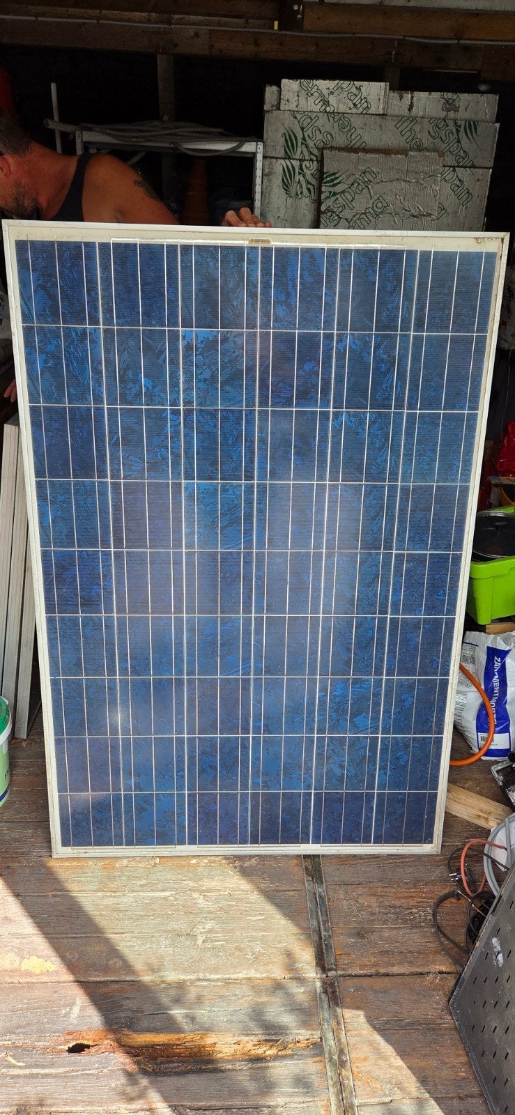 4 zonnepanelen Suntech STR200-18/Ud - 200Wp per paneel, Ophalen of Verzenden, Gebruikt