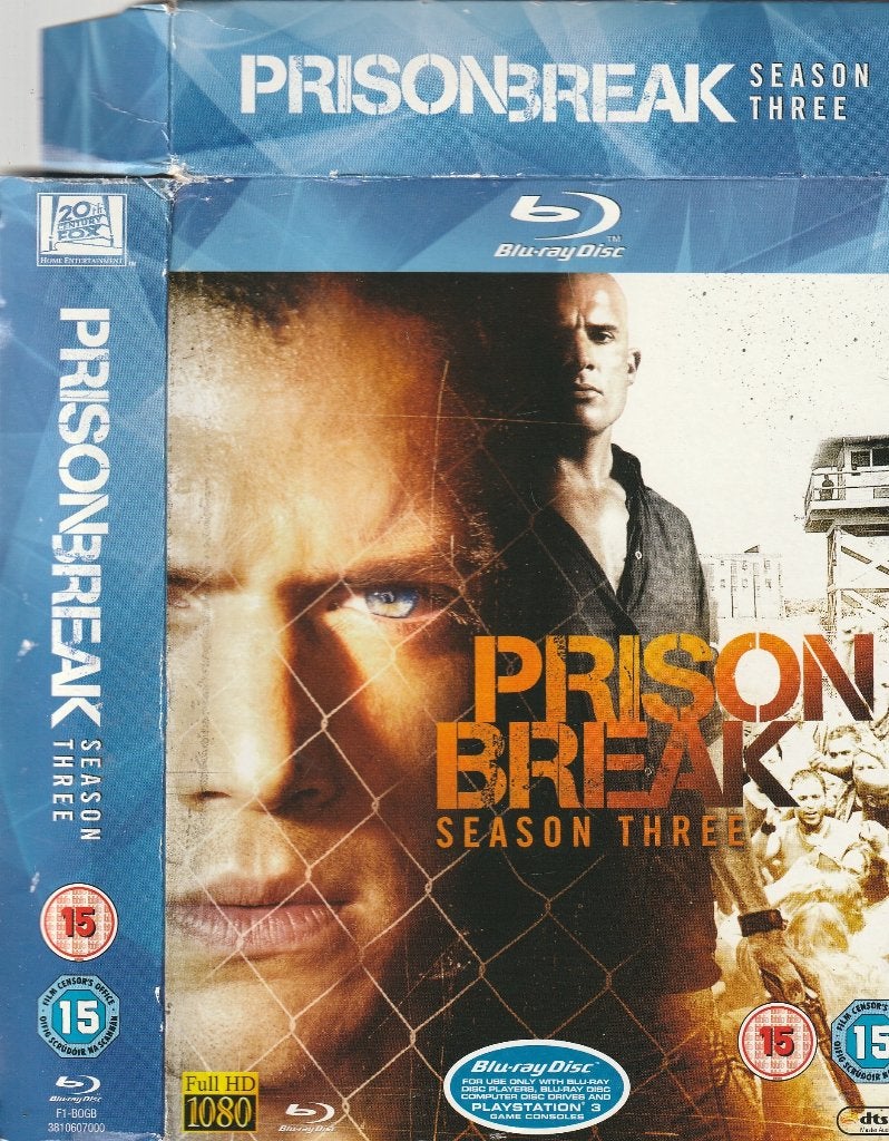 Prison break seizoen 3 4 blu ray box ned. Ondertiteld, Cd's en Dvd's, Engels, Vanaf 16 jaar, Nederlands, Ophalen of Verzenden