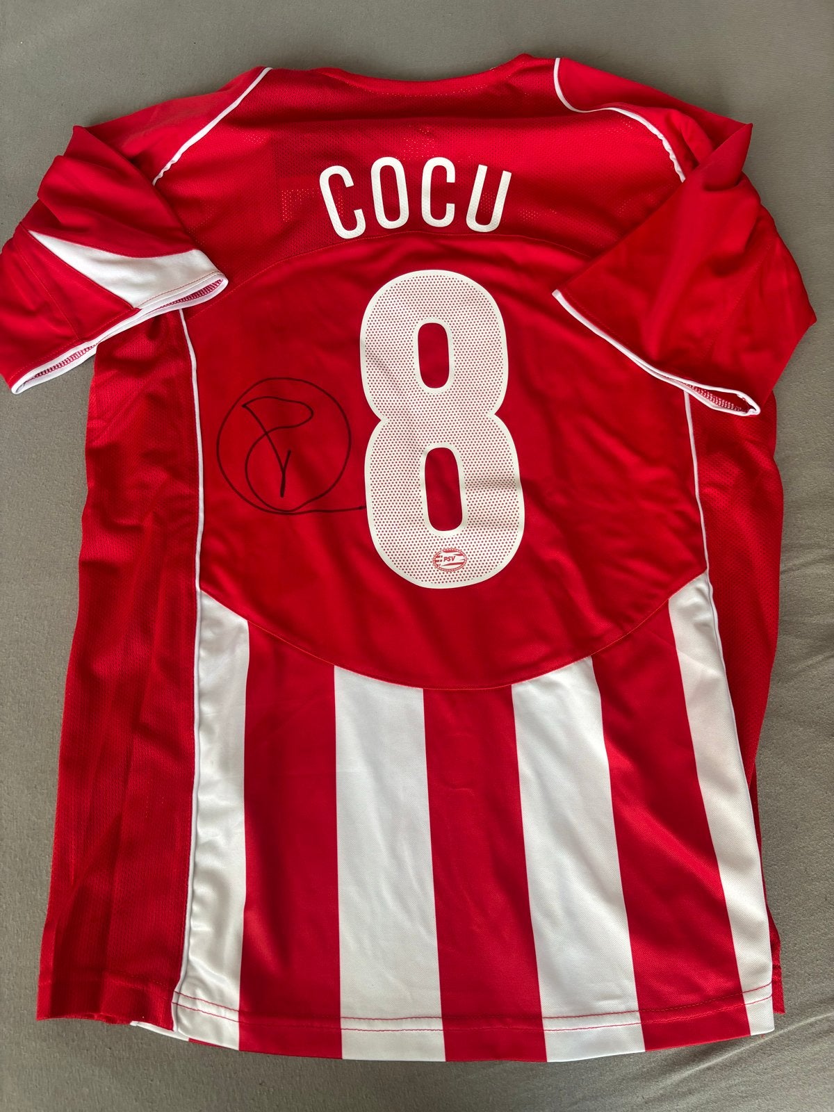 Philip Cocu Gesigneerd Voetbalshirt (Replica) - V.a. € 150, Verzenden, Zo goed als nieuw, Shirt