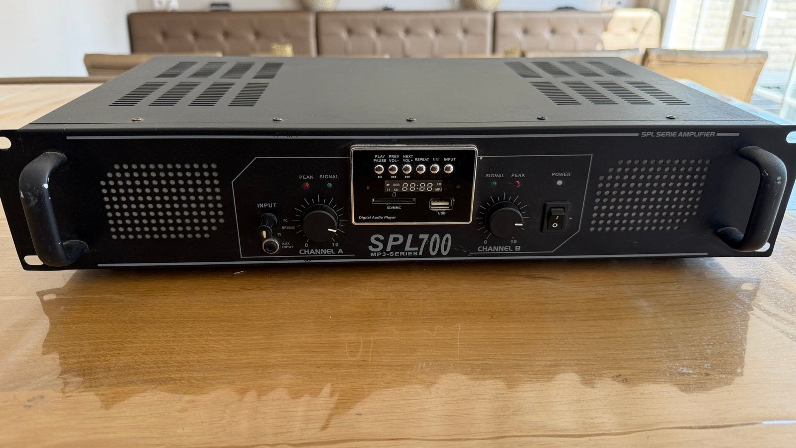Complete Vonyx PA Set: Versterker, Mixer & Luidsprekers, Zo goed als nieuw, 120 watt of meer, Stereo, Ophalen