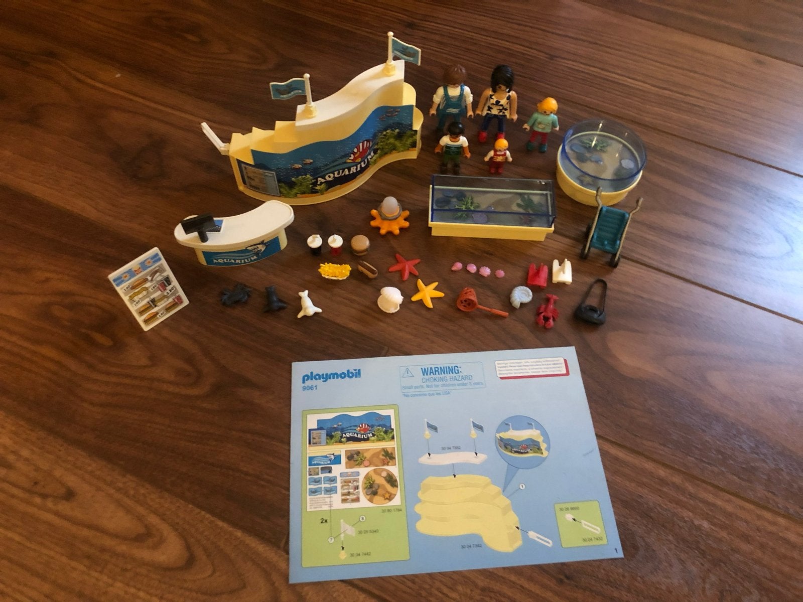 Playmobil Aquarium 9061 - Compleet met figuren en accessoire, Kinderen en Baby's, Speelgoed | Playmobil, Gebouw, Complete set
