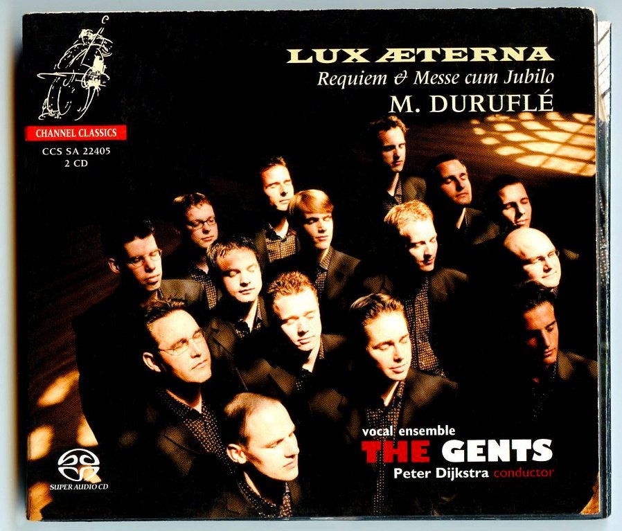 2x SACD The Gents - Lux Aeterna Requiem & Messe cum Jubilo, Ophalen of Verzenden, Gebruikt, Overige typen