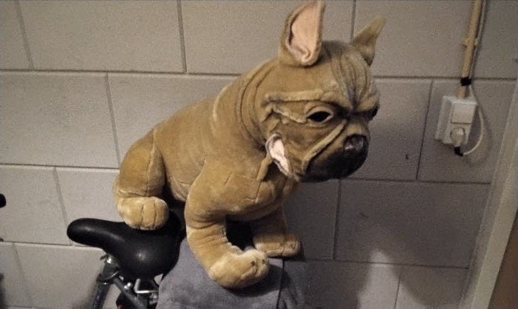 Leuke Bulldog Knuffel - Perfect voor Hondenliefhebbers!, Overige merken, Overige karakters, Zo goed als nieuw, Middelgroot (20 tot 80 cm)