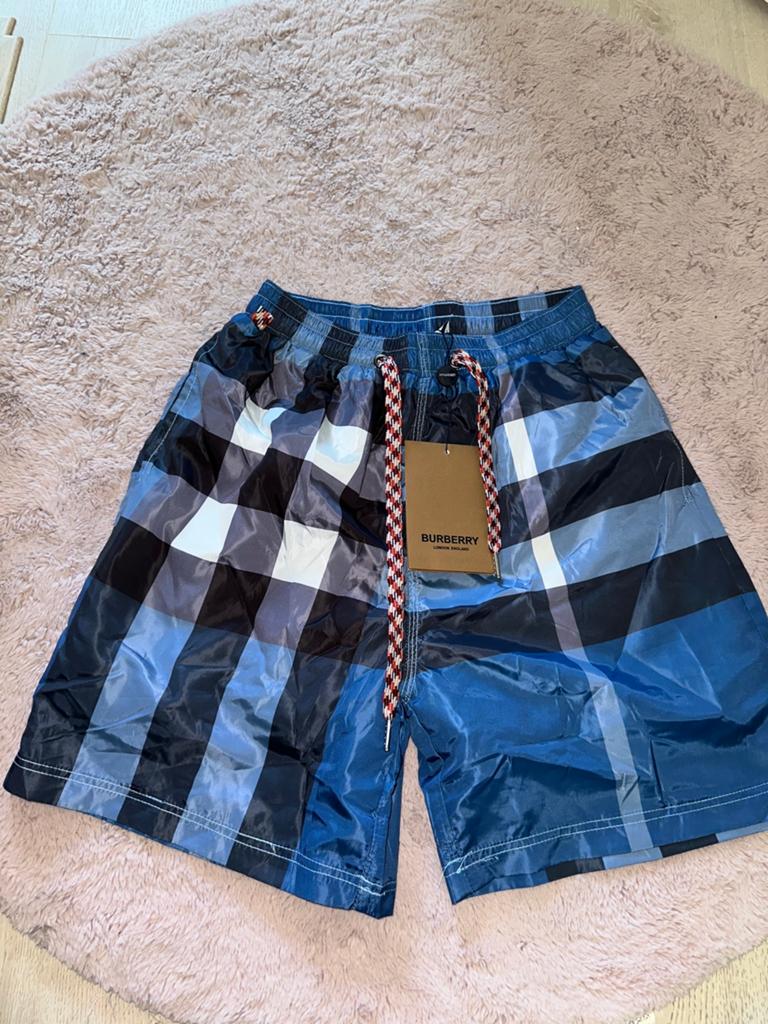 Burberry Zwembroek Blauw, Ophalen of Verzenden, Blauw