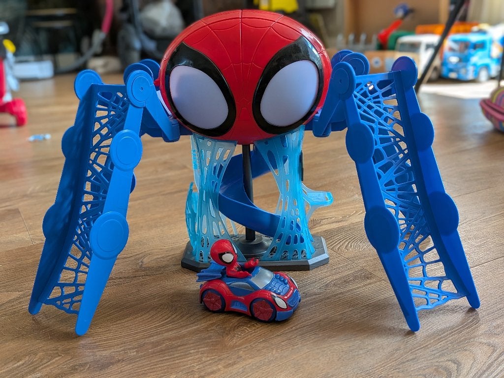 Spidey and His Amazing Friends Web-Quarters Playset, Ophalen, Zo goed als nieuw
