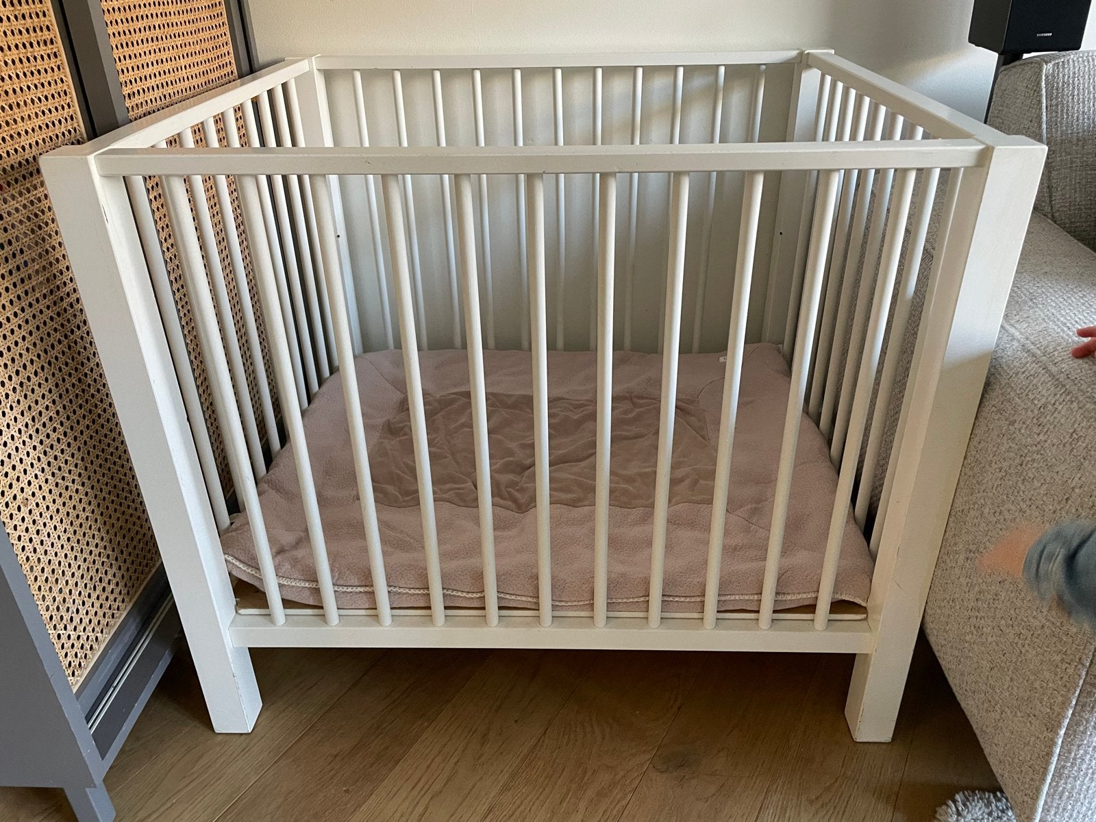 Bopita box wit - gratis afhalen, Kinderen en Baby's, Boxen, Ophalen, Gebruikt, Vierkant, In hoogte verstelbaar