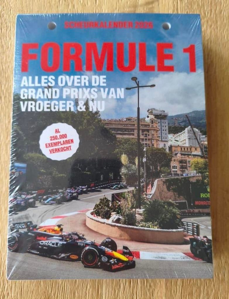 Formule 1 scheurkalender 2026 NIEUW IN VERPAKKING!!!, Ophalen of Verzenden, Dagkalender, Nieuw