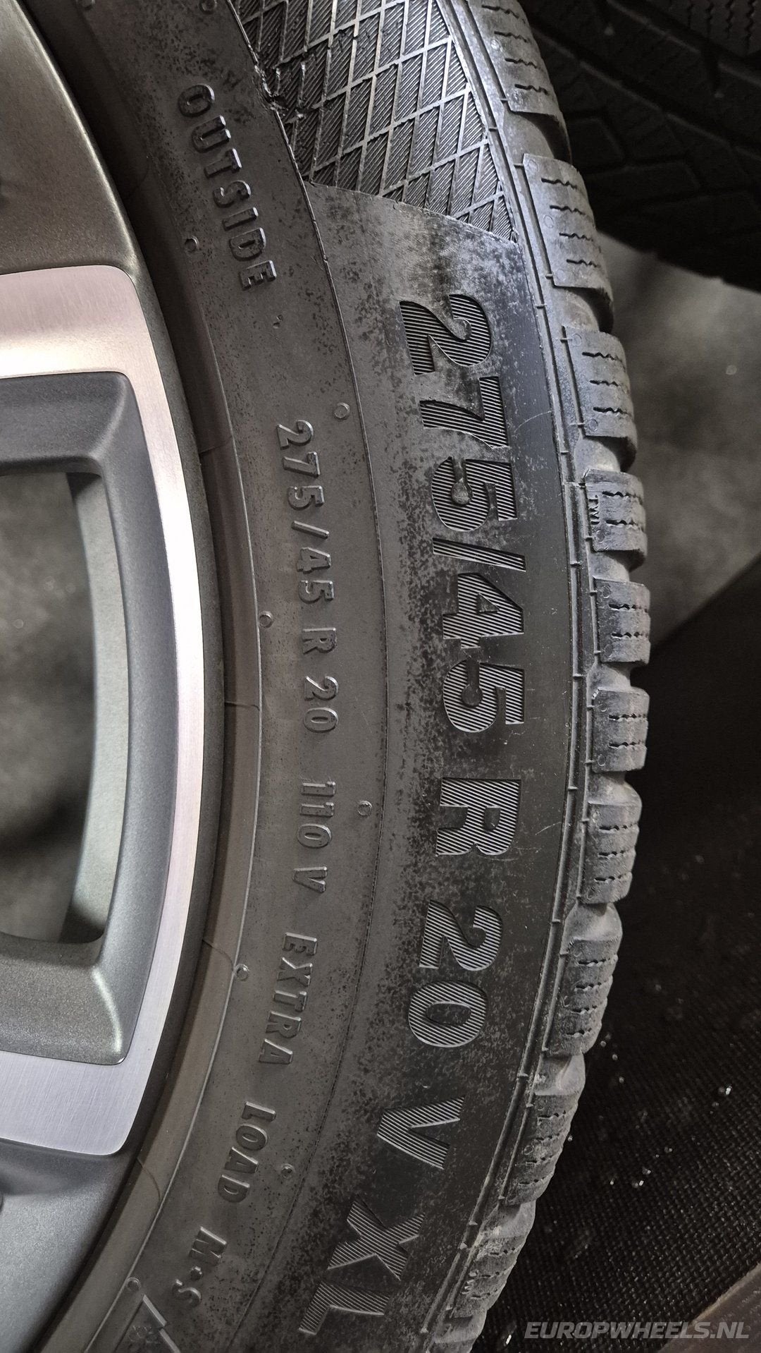 20 inch Volvo XC90 velgen Continental winterbanden, Auto-onderdelen, Gebruikt, -, 275 mm, -