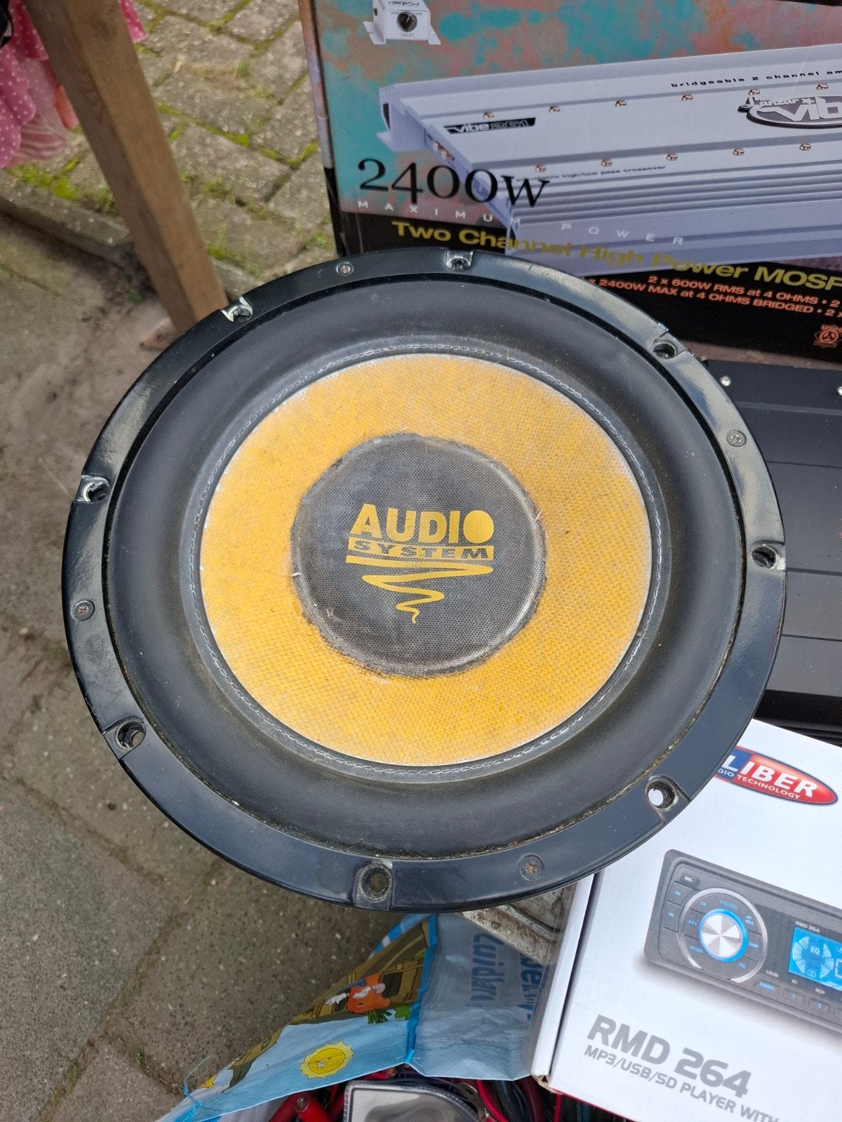 Audio System Subwoofer - Krachtige Bass voor in de Auto, Gebruikt, Subwoofer, Ophalen of Verzenden, 150 watt of meer