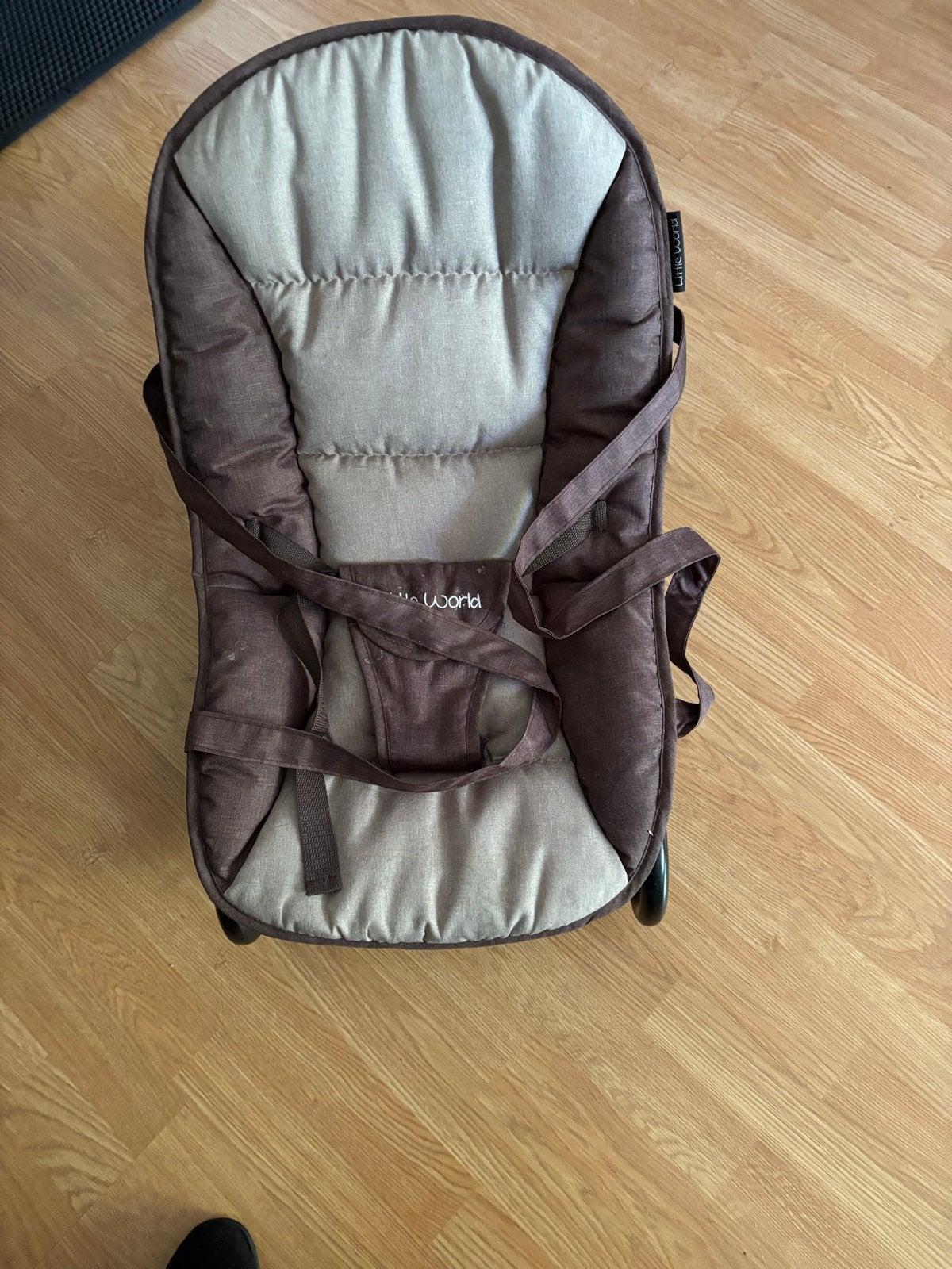 Comfortabele wipstoel voor baby's - Little World, Overige merken, Gebruikt, Wipstoel, Ophalen of Verzenden