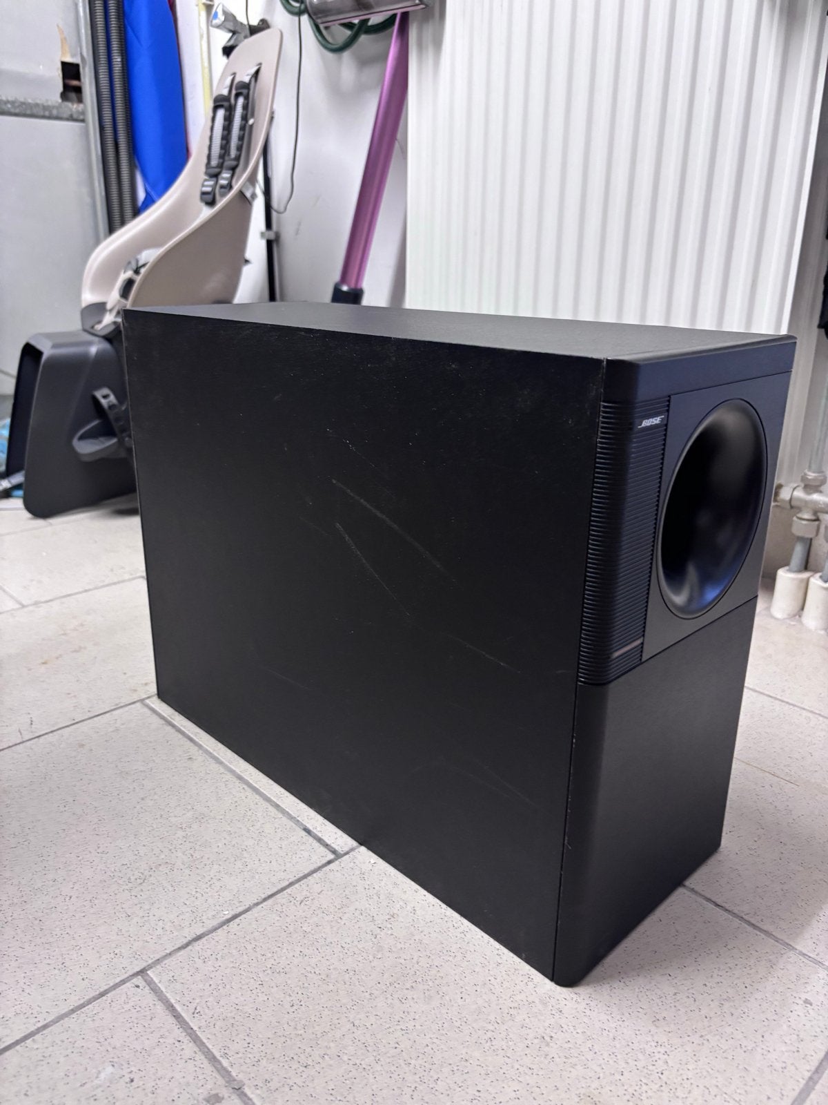 Bose Acoustimass 5 Series III Direct/Reflecting Speaker Syst, 150 watt of meer, Gebruikt, Subwoofer, Ophalen of Verzenden