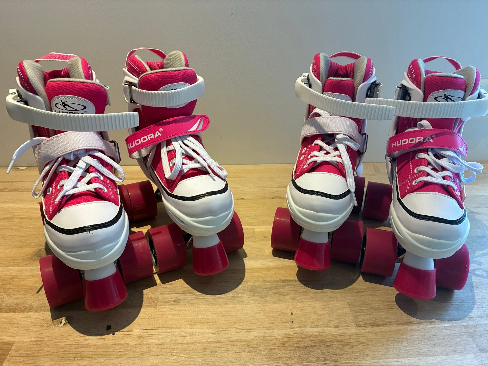 Hudora rolschaatsen verstelbaar maat 32-35 met bescherming, Ophalen of Verzenden, Verstelbaar, Nieuw
