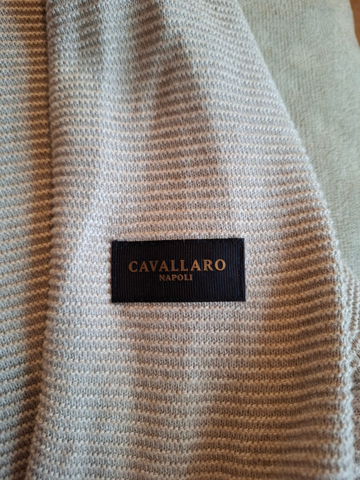 Cavallaro Napoli ziptrui met rits, vest, XXL, Beige, Maat 56/58 (XL), Ophalen of Verzenden, Zo goed als nieuw