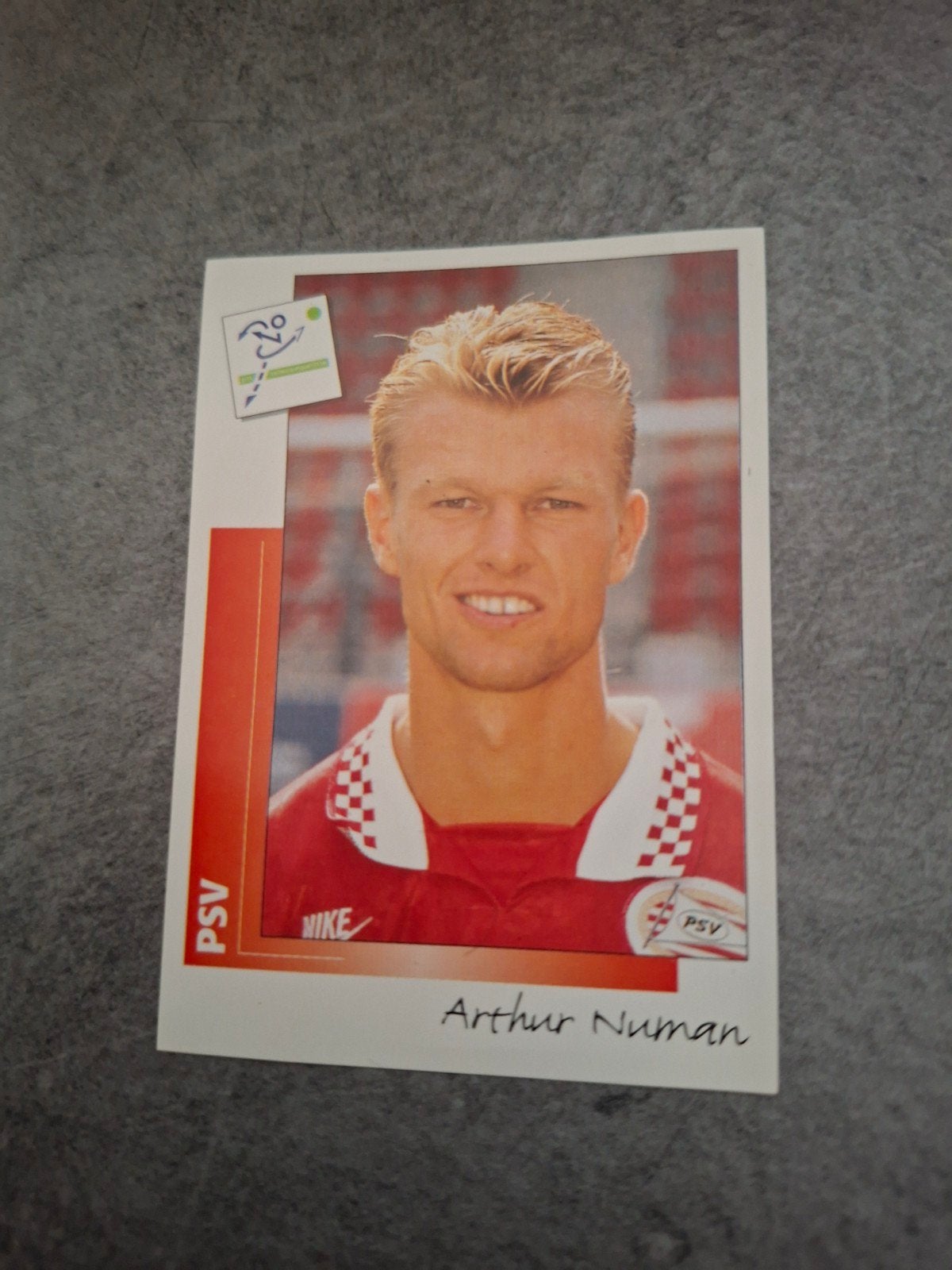 Panini sticker Voetbal 96. Arthur Numan PSV Eindhoven., Ophalen of Verzenden, Zo goed als nieuw, Sticker